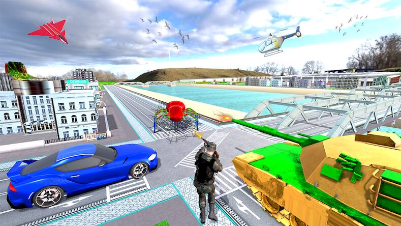 Скачать взломанную Spider Robots Transformer 3D [Много монет] MOD apk на Андроид