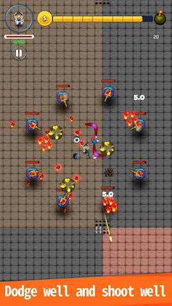 Скачать взломанную Survivor Shooter.io [Мод меню] MOD apk на Андроид