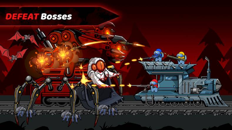 Скачать взломанную Monsters Survivor: Shoot & Run [Много денег] MOD apk на Андроид