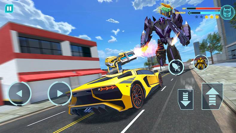 Скачать взломанную Robot Game: Transform & Fight [Много денег] MOD apk на Андроид