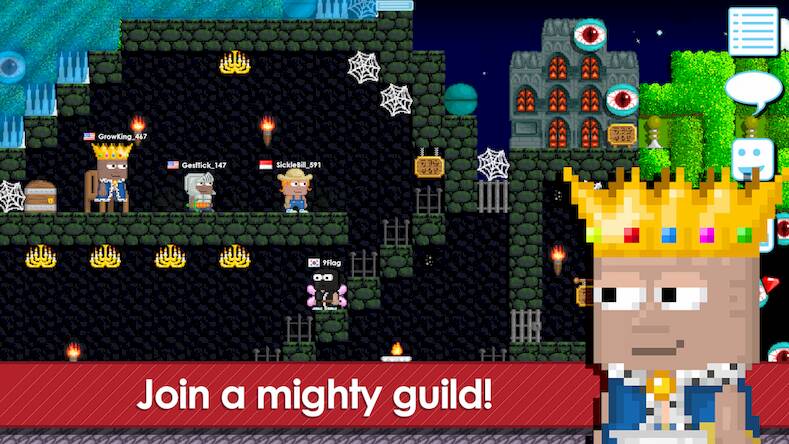 Скачать взломанную Growtopia [Много денег] MOD apk на Андроид