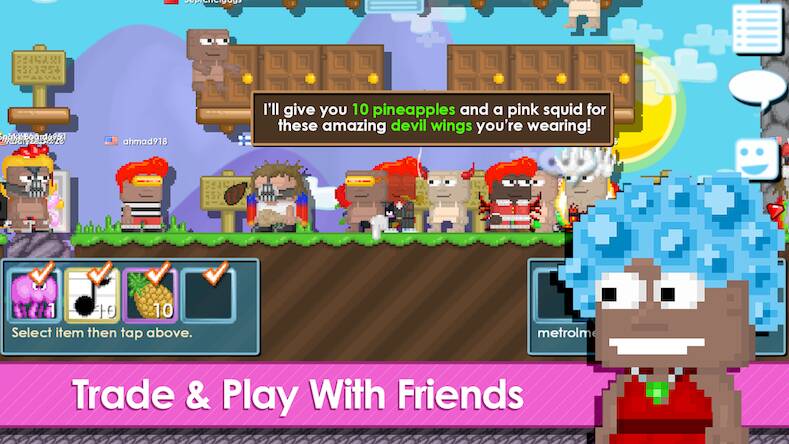 Скачать взломанную Growtopia [Много денег] MOD apk на Андроид