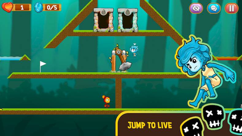 Скачать взломанную Огонь и Вода: Игры Онлайн [Бесплатные покупки] MOD apk на Андроид