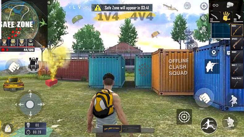 Скачать взломанную Offline Clash Squad Shooter 3D [Много монет] MOD apk на Андроид