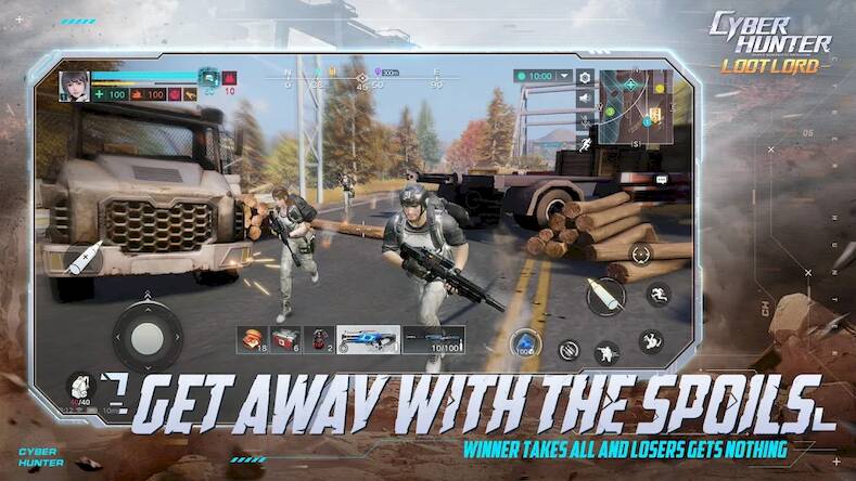 Скачать взломанную Cyber Hunter Lite [Много денег] MOD apk на Андроид