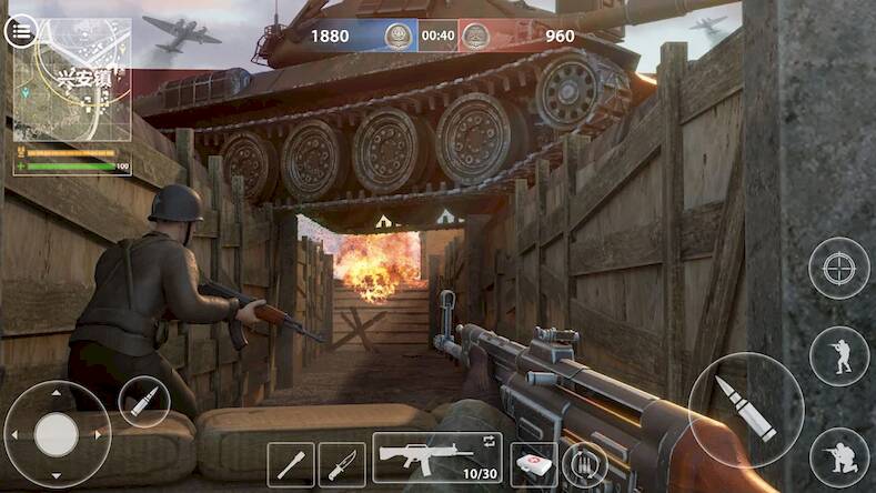 Скачать взломанную World War 2 Reborn: War Games [Бесплатные покупки] MOD apk на Андроид