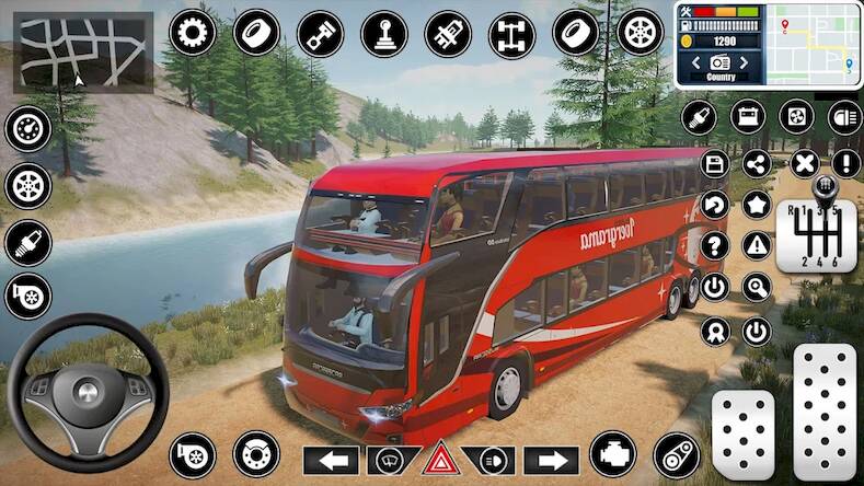 Скачать взломанную Coach Bus Driving Simulator [Мод меню] MOD apk на Андроид