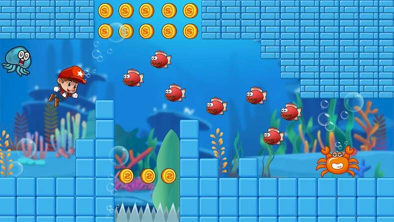 Скачать взломанную Super Mano Bros - Jungle World [Много монет] MOD apk на Андроид