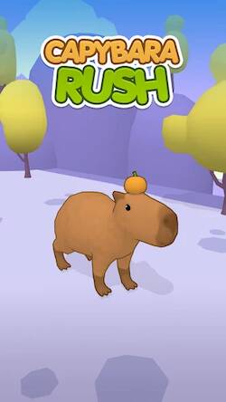 Скачать взломанную Capybara Rush [Много денег] MOD apk на Андроид