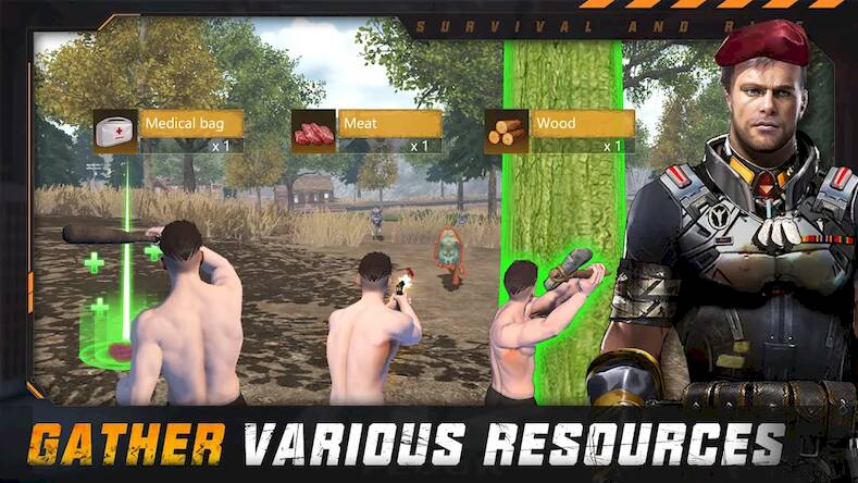Скачать взломанную Survival and Rise: Being Alive [Много денег] MOD apk на Андроид