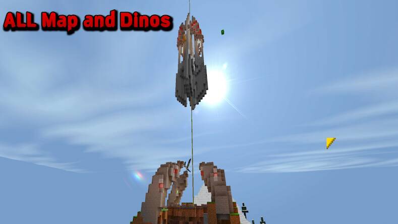 Скачать взломанную ARK Survival Map Island Mod MC [Много монет] MOD apk на Андроид
