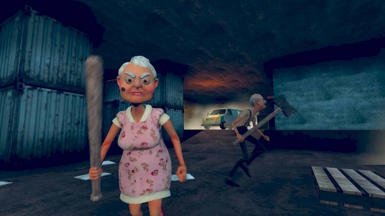 Скачать взломанную Grandpa & Granny 4 Online Game [Много денег] MOD apk на Андроид