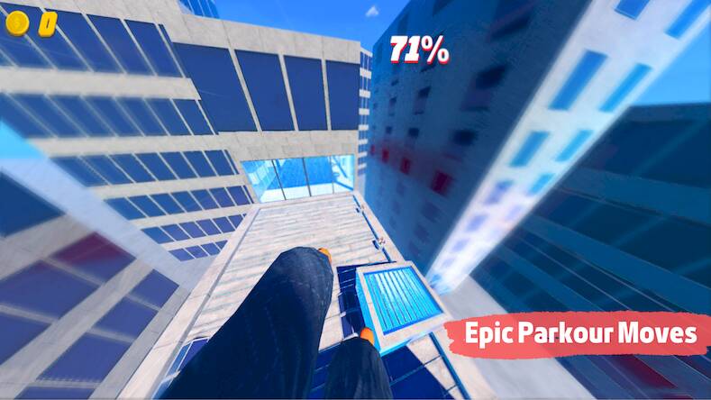 Скачать взломанную Rooftop Run [Бесплатные покупки] MOD apk на Андроид