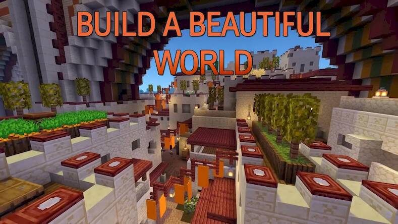 Скачать взломанную Craft Build Block [Бесплатные покупки] MOD apk на Андроид