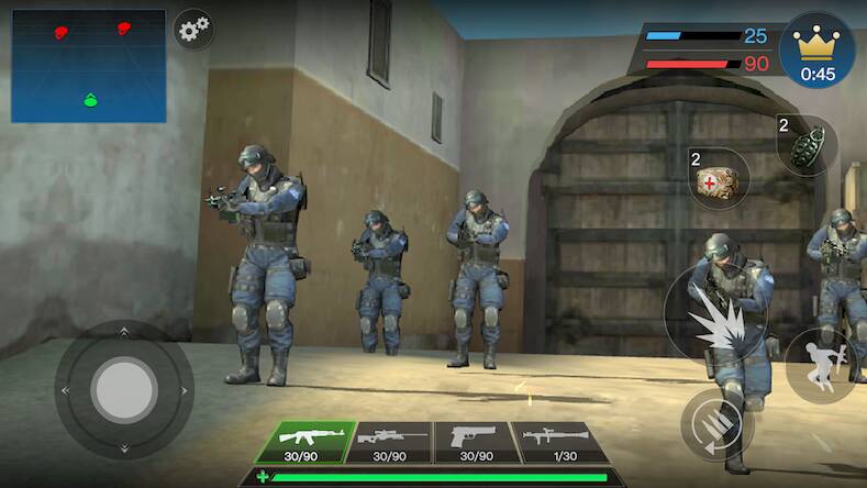 Скачать взломанную Counter Strike офлайн: CS [Много денег] MOD apk на Андроид