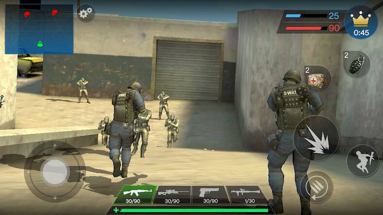Скачать взломанную Counter Strike офлайн: CS [Много денег] MOD apk на Андроид