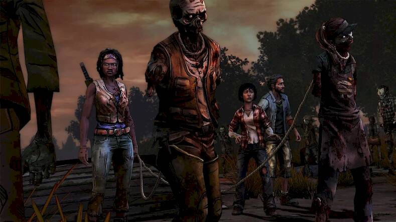 Скачать взломанную The Walking Dead: Michonne [Много монет] MOD apk на Андроид