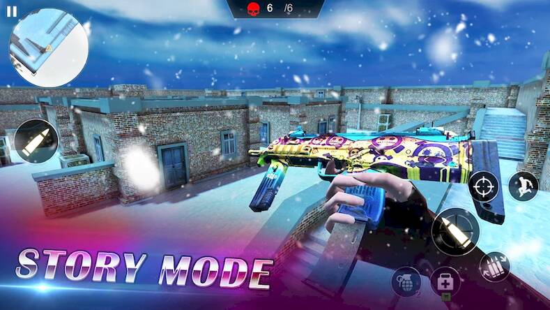 Скачать взломанную Бравый Бой: PvP Стрелок 3D [Много монет] MOD apk на Андроид
