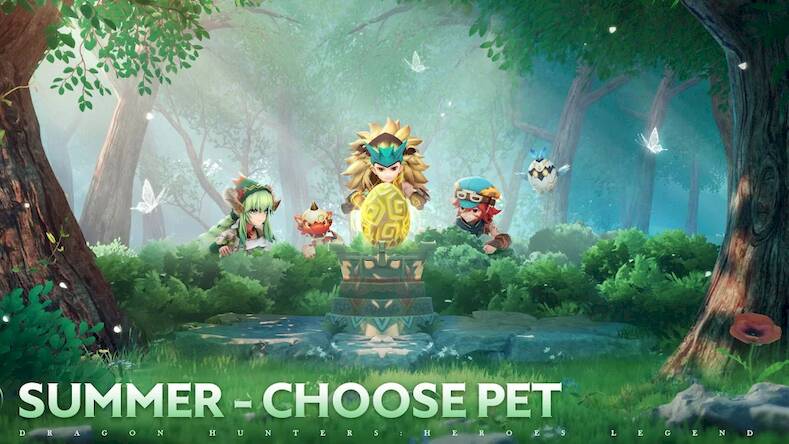Скачать взломанную Dragon Hunters: Heroes Legend [Много монет] MOD apk на Андроид