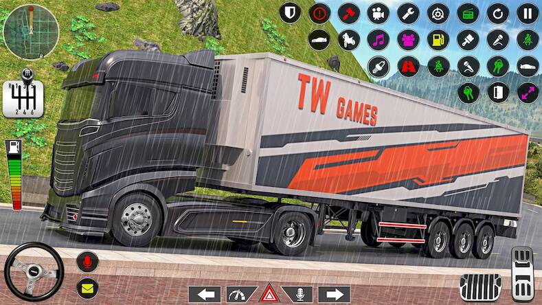 Скачать взломанную Log Transporter Truck Driving [Мод меню] MOD apk на Андроид