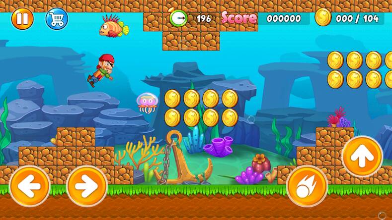 Скачать взломанную Super Jake's Adventure [Бесплатные покупки] MOD apk на Андроид