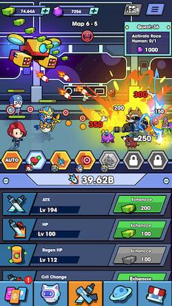 Скачать взломанную Multiverse War: Idle RPG [Мод меню] MOD apk на Андроид