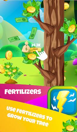 Скачать взломанную Tree garden - Grow your Tree! [Бесплатные покупки] MOD apk на Андроид