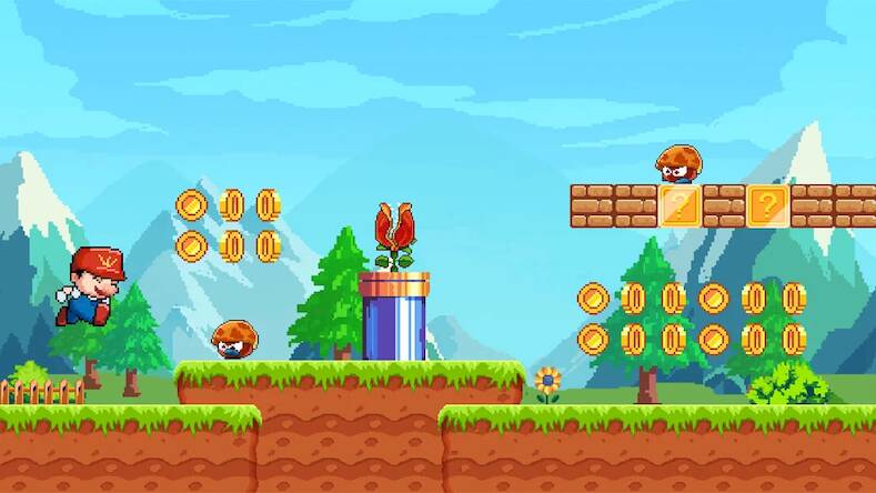 Скачать взломанную Super Mano Run Adventure [Много денег] MOD apk на Андроид