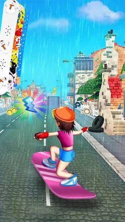 Скачать взломанную Jack Runner Hoverboards Rush [Много монет] MOD apk на Андроид