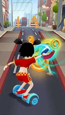 Скачать взломанную Jack Runner Hoverboards Rush [Много монет] MOD apk на Андроид