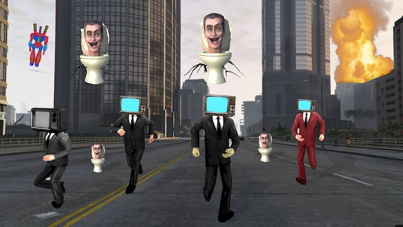 Скачать взломанную туалет роботы туалет игра [Много монет] MOD apk на Андроид