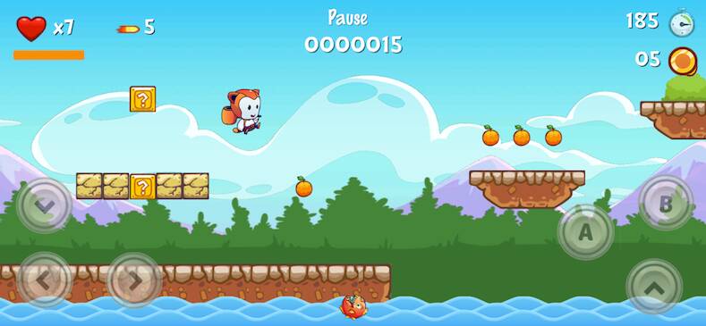 Скачать взломанную Super Adventure : Run and Jump [Бесплатные покупки] MOD apk на Андроид