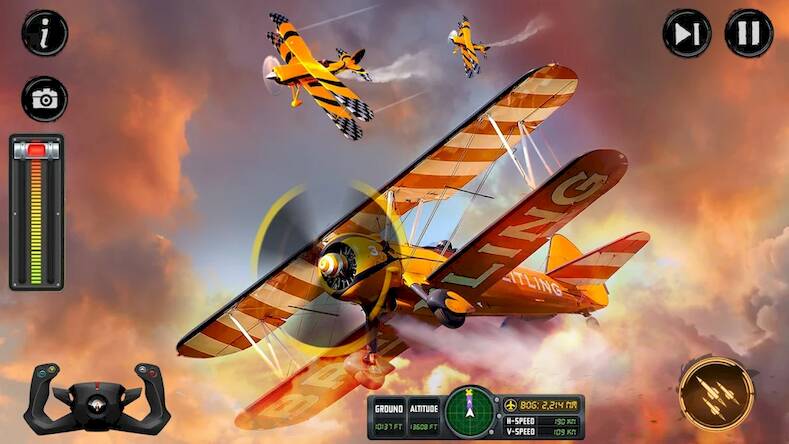 Скачать взломанную Jet боец современное воздухбой [Много монет] MOD apk на Андроид
