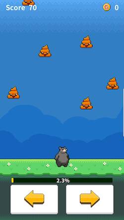 Скачать взломанную Avoiding Poop : Drop the Poop [Бесплатные покупки] MOD apk на Андроид