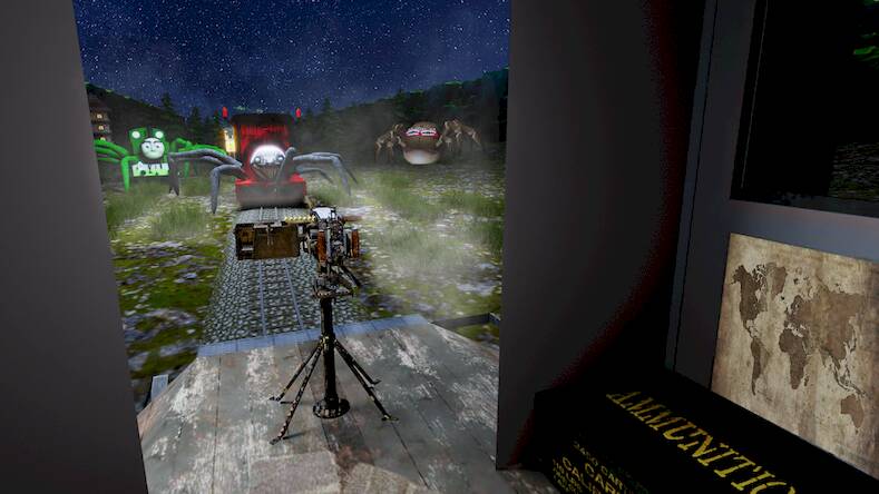 Скачать взломанную Scary Spider Train Survive Cho [Бесплатные покупки] MOD apk на Андроид