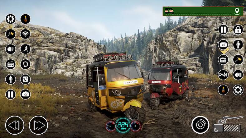 Скачать взломанную Tuk Tuk Auto Rickshaw Game Sim [Много денег] MOD apk на Андроид