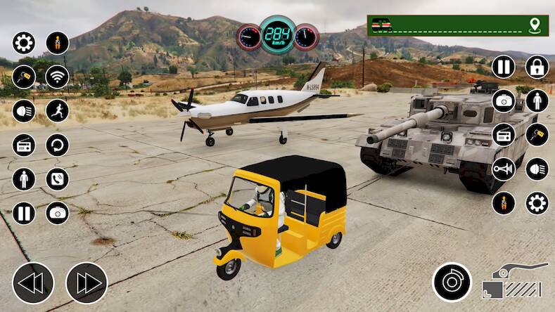 Скачать взломанную Tuk Tuk Auto Rickshaw Game Sim [Много денег] MOD apk на Андроид