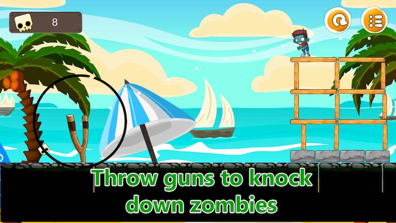 Скачать взломанную Zombie Tower: Catapult Defense [Много монет] MOD apk на Андроид