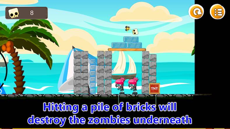 Скачать взломанную Zombie Tower: Catapult Defense [Много монет] MOD apk на Андроид