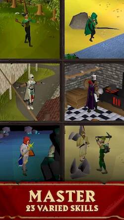 Скачать взломанную Old School RuneScape [Много монет] MOD apk на Андроид
