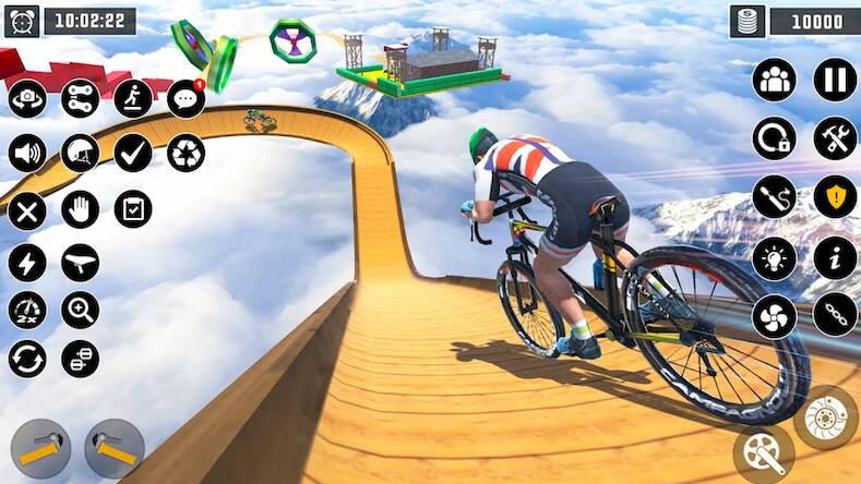 Скачать взломанную BMX Cycle 3D: гоночная игра [Бесплатные покупки] MOD apk на Андроид