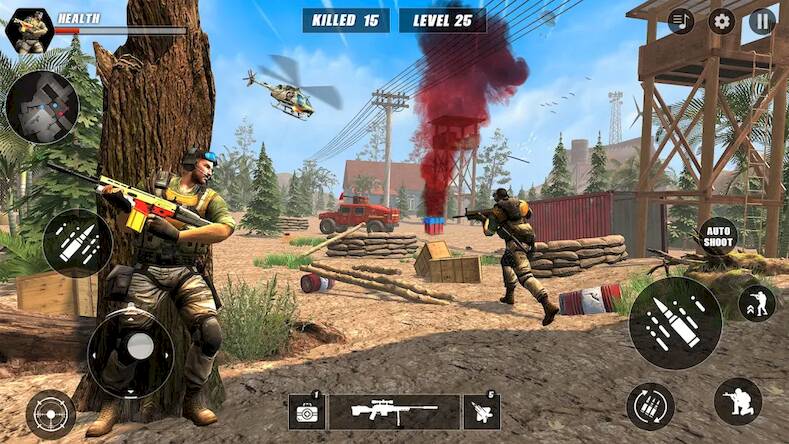 Скачать взломанную войнушки без интернета спецназ [Много денег] MOD apk на Андроид