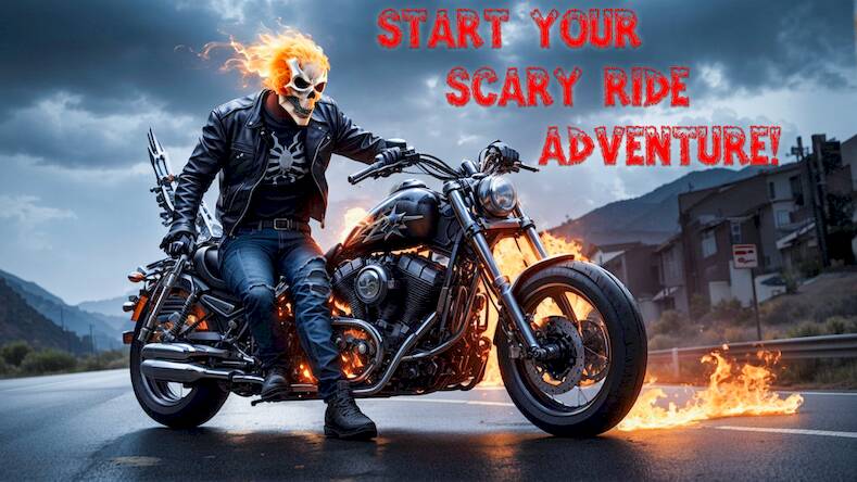 Скачать взломанную Ghost Rider 3D - Ghost Game [Бесплатные покупки] MOD apk на Андроид