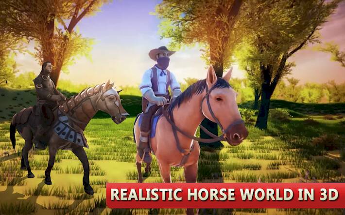 Скачать взломанную Верховая езда: 3D игра о [Много монет] MOD apk на Андроид