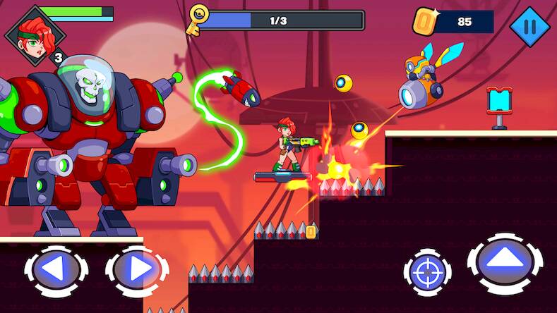 Скачать взломанную Metal Fire - Space Invader [Бесплатные покупки] MOD apk на Андроид