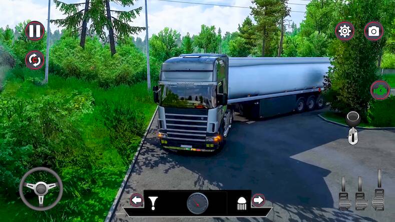 Скачать взломанную Truck Simulator Euro Truck 3d [Много денег] MOD apk на Андроид