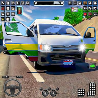 Скачать взломанную Van Simulator Games Indian Van [Много денег] MOD apk на Андроид