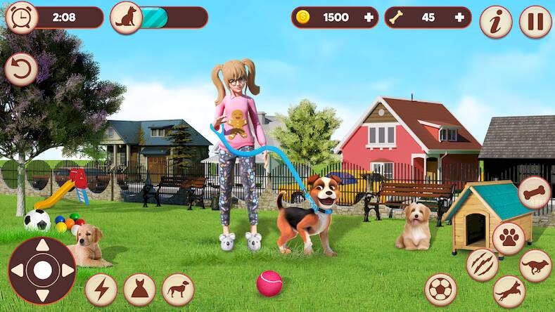 Скачать взломанную Игра для симулятора собак [Много денег] MOD apk на Андроид