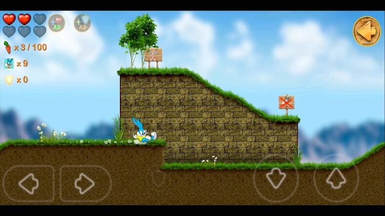 Скачать взломанную Bunny Jump and Run [Много денег] MOD apk на Андроид