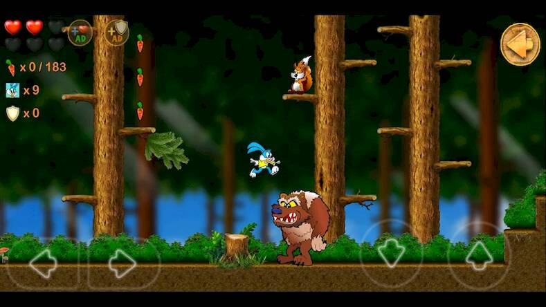 Скачать взломанную Bunny Jump and Run [Много денег] MOD apk на Андроид